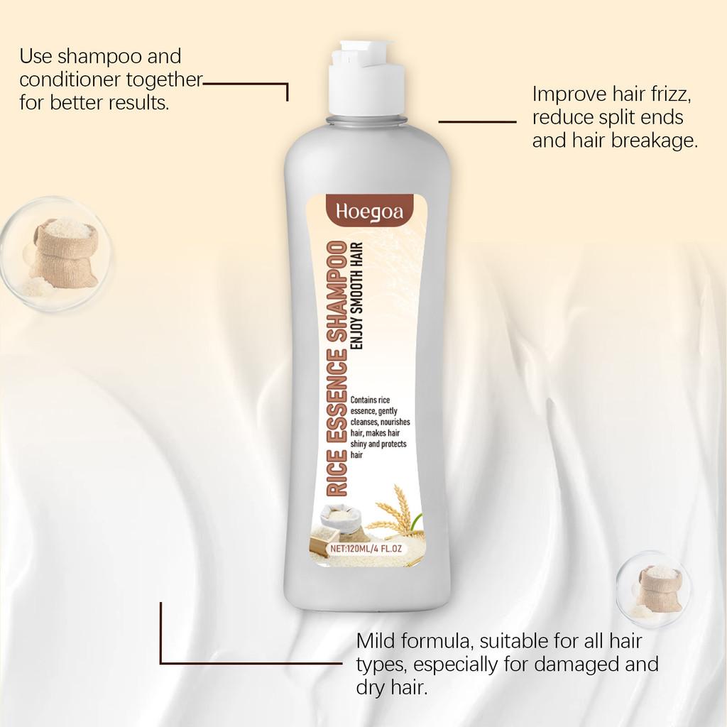 Hoegoa Keratin Repair Pflegendes Shampoo und Conditioner Set für seidiges Haar