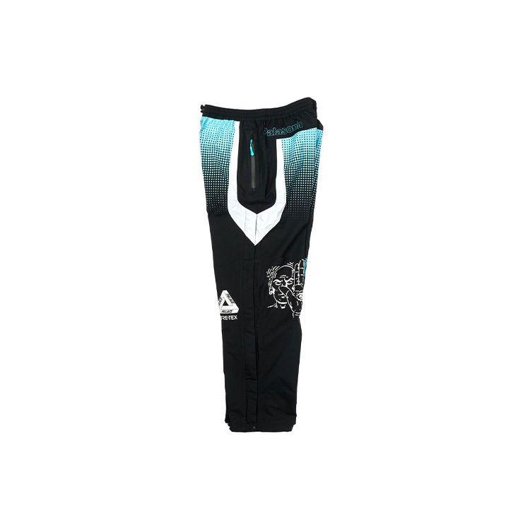 Palace X Cannondale Collaboration FW21 Mad Boy GORE-TEX Paclite Pant Unisex Pants Black Mint P21CGT003
