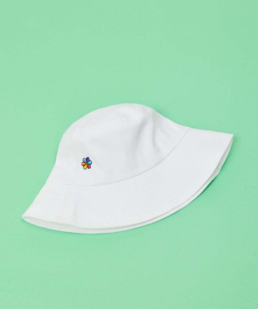 OWURA Multi Flower Logo Bucket Hat_White