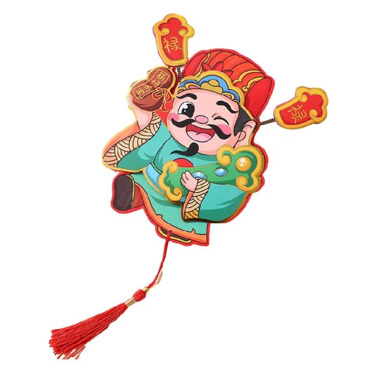 Glücksgott Hängeornament Glücksgeldtaschen Chinesischer Roter Umschlag
