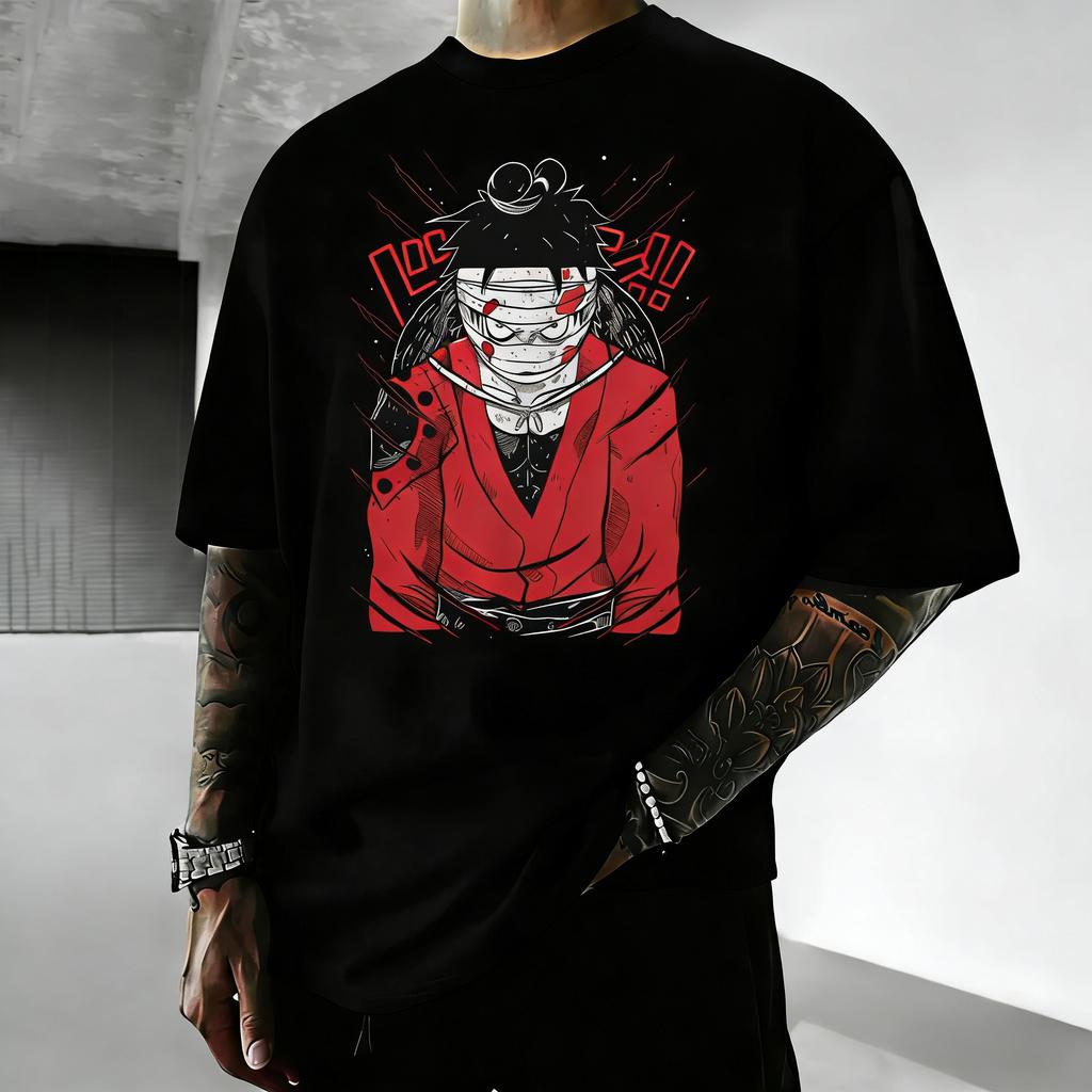 One Piece Anime Luffy Gear5 Aufdruck T-Shirt Unisex Unisex Baumwolle Kurzarm Sommer Y2k Grafik-T-Shirt Lässige Streetwear Übergroße Oberteile