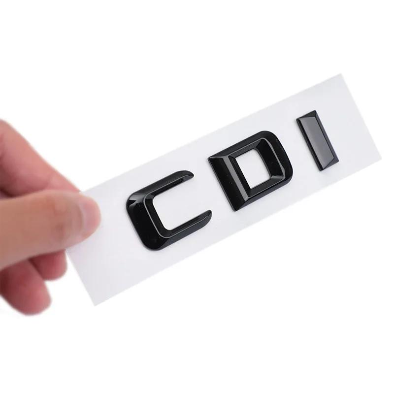 3D ABS Black Chrome Letters For Car Trunk Mercedes Benz A B C E GLK CLS ML 320 220 250 280 CDI Logo Emblem Sticker Accessories