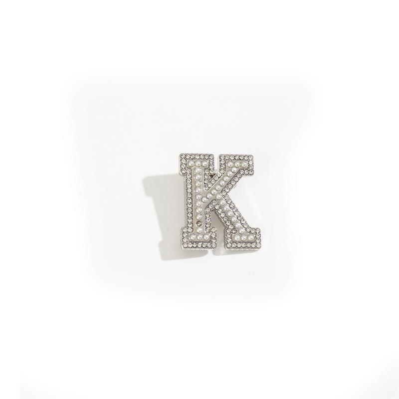 Kristall Strass Perle A-Z 26 Buchstaben Brosche Damen Englisches Alphabet Brosche Anstecknadel Korsage Kragen Schmuck Kleidung Tasche Deko Geschenke