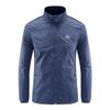 UPF50+ Ice Silk Sun Protection Jacket Men's Summer Thin Breathable Anti-UV Loose Large Size Sports And Leisure Stand Collar Sun Protection Jacket