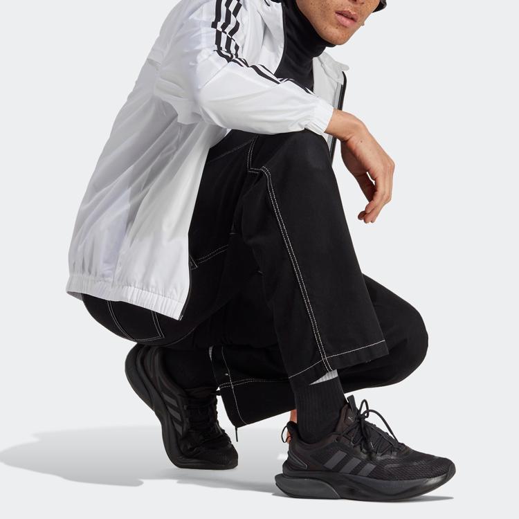 Adidas 3-Stripes Ripstop Hooded Jacket Men Jackets White IB0386