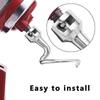 Praktischer Neuer Edelstahl-Knethaken-Aufsatz Kitchen Aid Standmixer Mehlmischwerkzeuge Mittlere Größe Haushalt