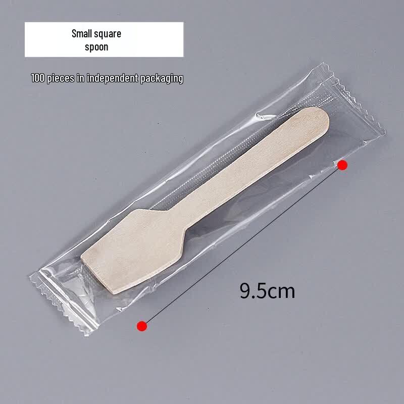 Eco-Friendly Disposable Wooden Cutlery Set