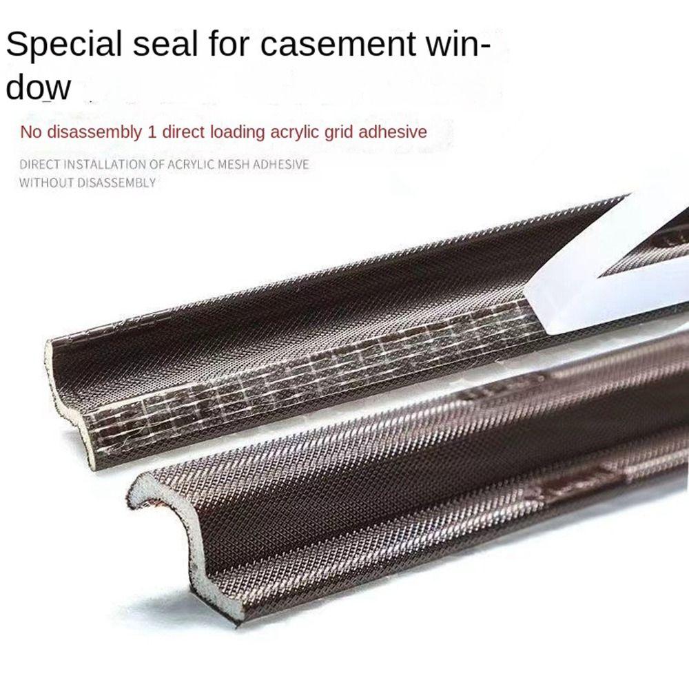 S-shaped Flat Window Sealing Strip 2 Meters Seal Stopper New Window Weather Stripping  Window