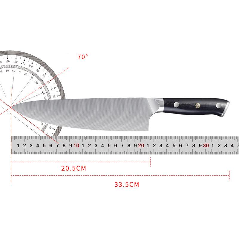 Kitchen Stainless Steel Western-style Chef Chef Universal Knife Cut Meat Knife
