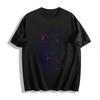 Dark Style Geisha Print Trendy Cool Crew Neck T-Shirt Pure Cotton T-shirt
