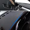 Leather Car Dashboard Dash Cover Pretector Mat Black Compatible with Hyundai Sonata 2011 2012 2013 2014