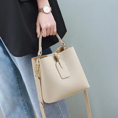 Bucket Bag 2025 New Women's Bag Genuine Leather Single Shoulder Small Bag Commuter Handbag High-end Elegant Versatile Crossbody Bag