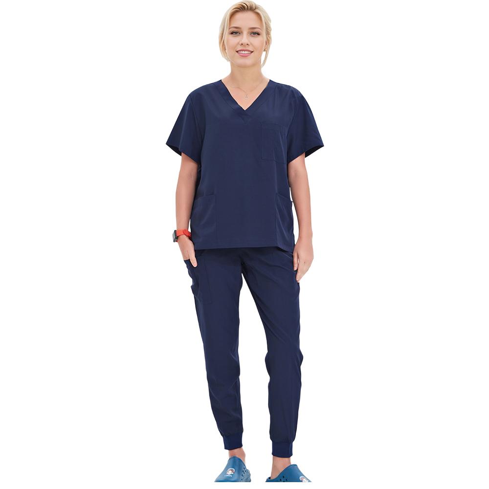 Summer Medical Scrubs Hospital Uniforms Doctor Nurse Workwear 4-way Stretch Pet Clinic Nursing Suits Dentist Working Clothes S21