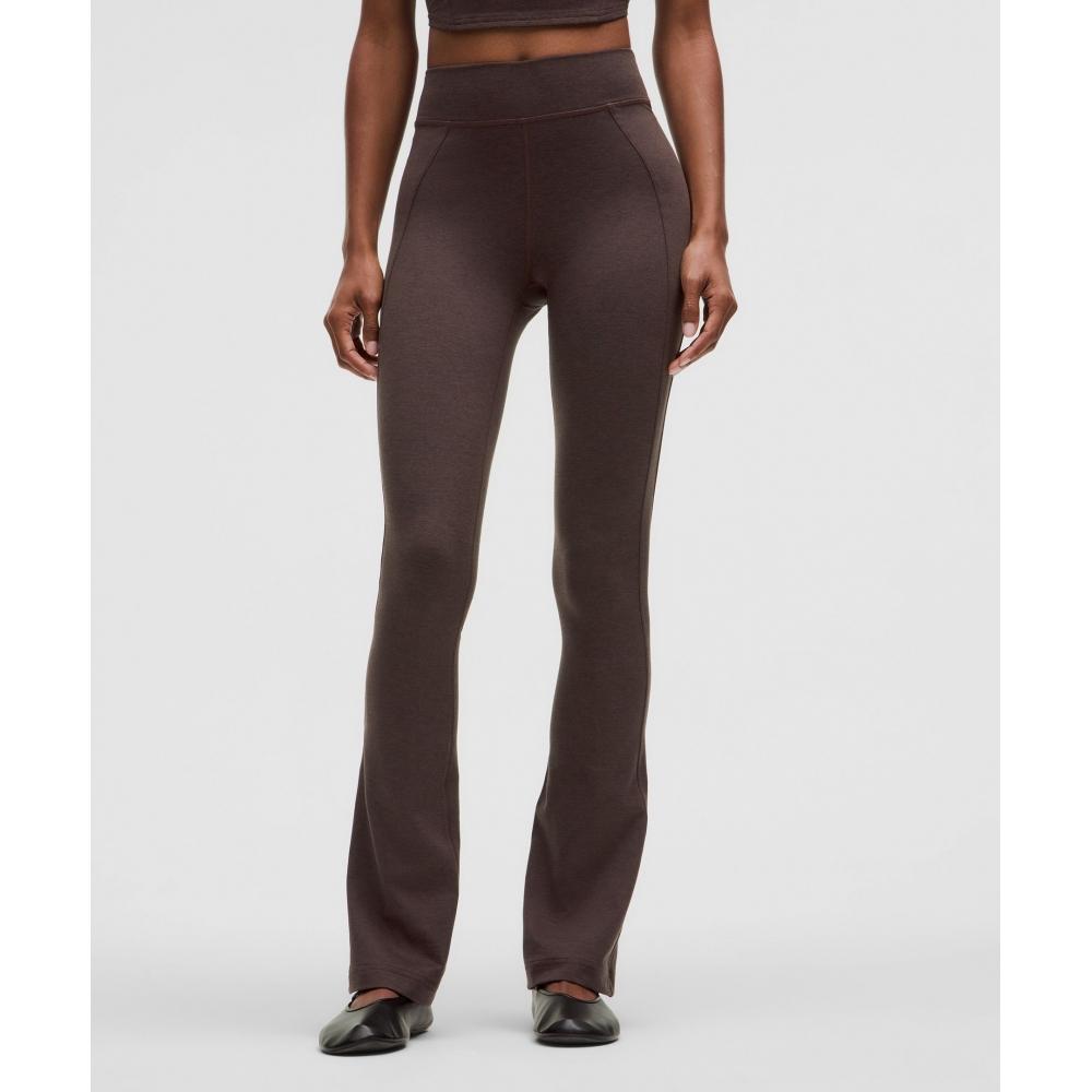 

Lululemon Softy Suedey Split Hem High Rise Mini Flare Pant Regular Dark Espresso Espresso 8