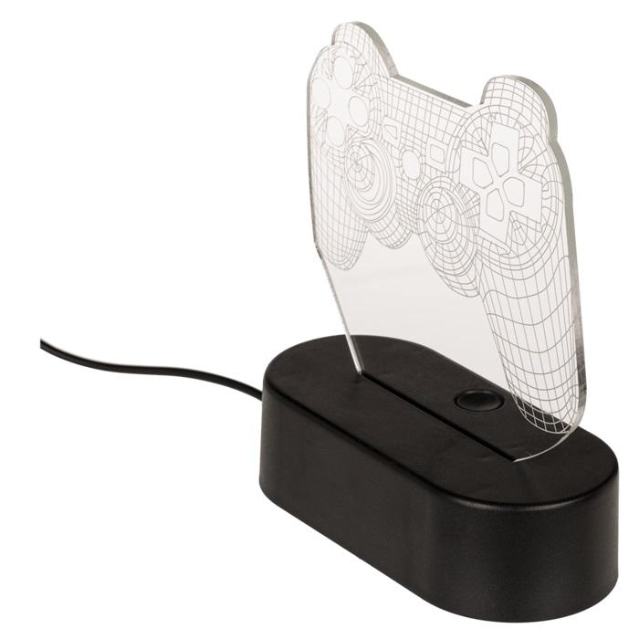 Lampka led pad do gier 3d dla gracza dotykowa zmieniające kolory nocna
