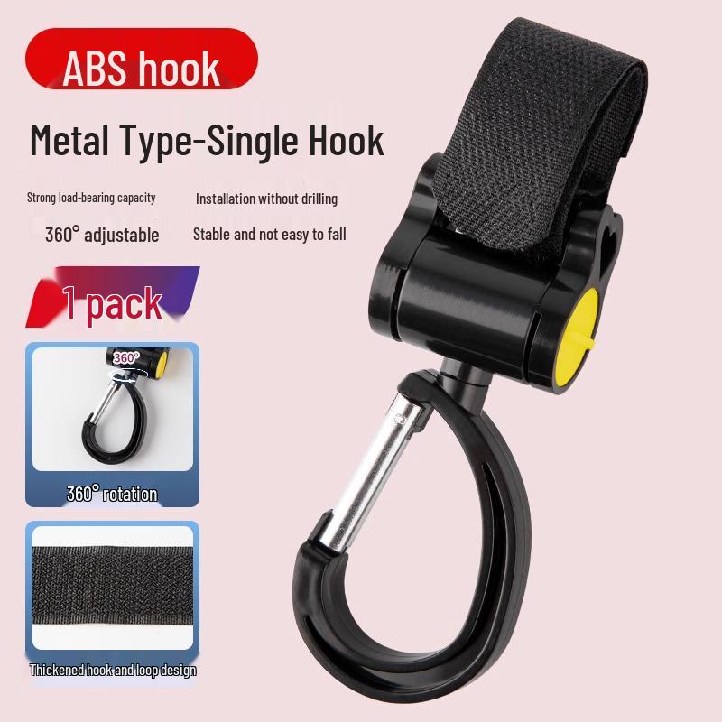 Universal Load-Bearing Hook for Electric Vehicles: Front-Mount Helmet and Grocery Carrier