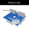 Woodworking Benches Router Flip Plate with Miter Gauge Guide Aluminium Fence Sliding Brackets Multifunctional Trimming