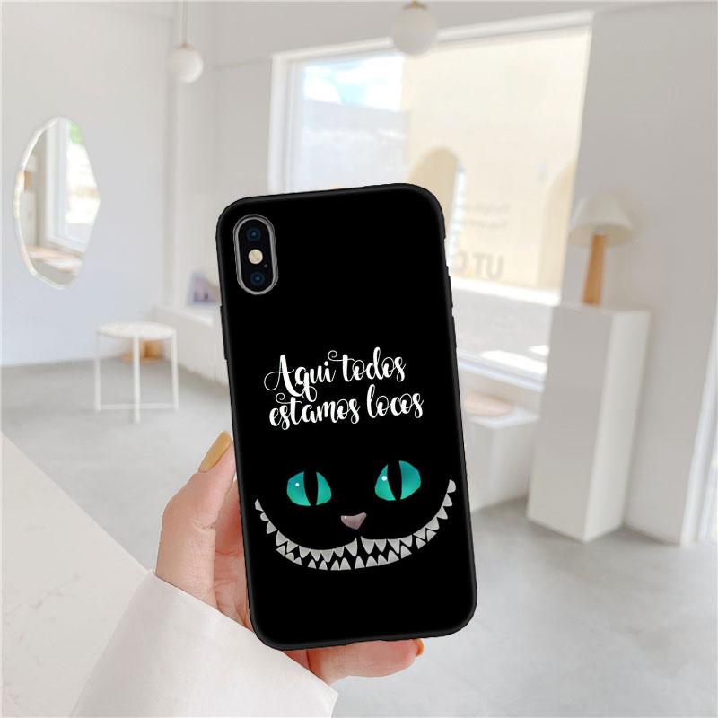 CJ3 Alice in Wonderland Cat Princess Soft Shell Phone Case for OPPO A3 Pro A72 A74 A76 A77 A77S A78 A79 A94 A95 A18 A40M A58
