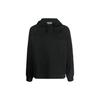Einfarbiger Hoodie mit Buchstaben Lockerer Schnitt Langarm-Sweatshirt Herren Sweatshirt Schwarz 781563355-V0129