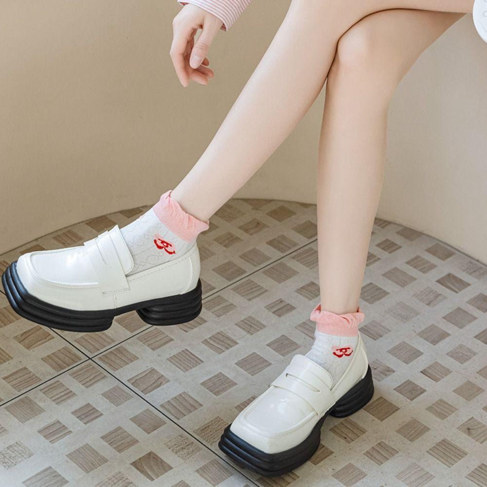 Japanese Boat Socks Soft Casual Socks Sweet Women's Boat Socks Female