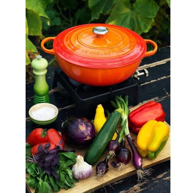 Кастрюля Le Creuset Signature cast iron La Marmite family pot 32cm oven red 7l (21114320900430)