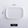 Huihuang 5.5-inch Pure White Gold-Rimmed Ceramic Dishes (10-Pack)