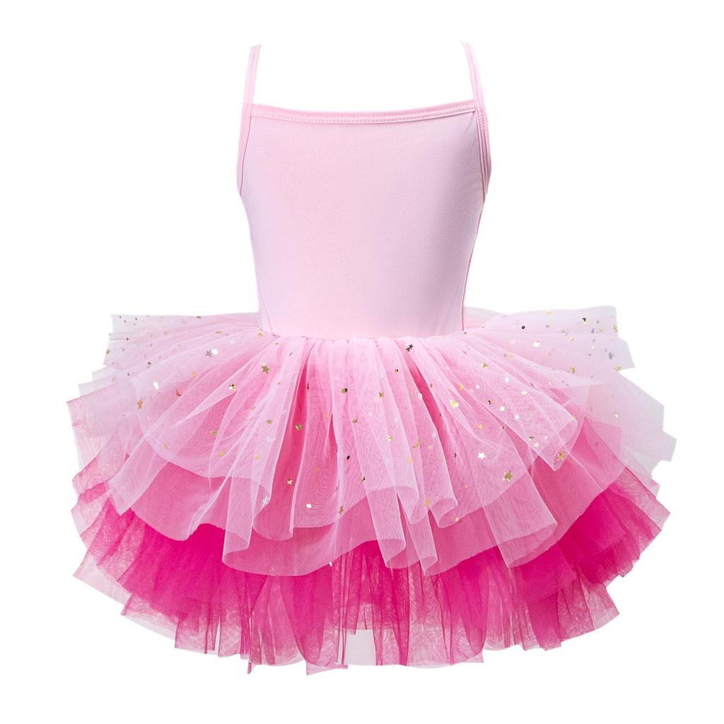 European & American Children's Ballet Tutu Dress - Kids' Dance Performance Outfit
