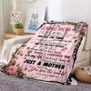 1pc Mother's Day Gift Blanket - Perfect Gift for Birthdays, Christmas & Halloween- Soft, Warm & Versatile yy250909158