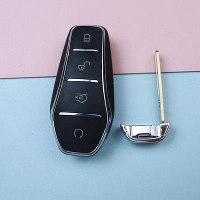 4 Buttons Car Key Housing Key Case Shell for BYD ATTO 3 2022 2023 2024 Qin PLUS DM-i Qin PLUS EV Yuan PLUS SON ATTO3