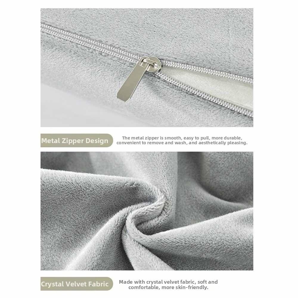 Half Cylinder Half Moon Bolster Pillow Ergonomic Semi-Roll Knee Pillow Leg Massage Pad  Home Use