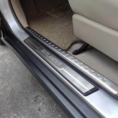 Car Accessories Styling For Mitsubishi Outlander Door Sill Stainless Steel Protector Scuff Plate Cover Auto Sticker 2013