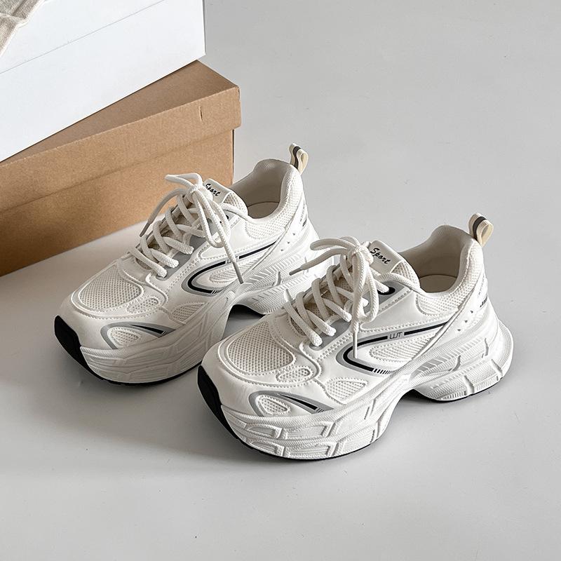 Height-increasing Platform German Training Shoes Women's New Mesh Breathable Casual Sports Forrest Gump Racing Shoes In Summer 2025