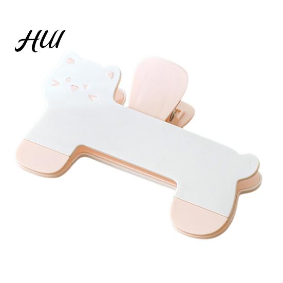 Attractive Reading Aid Kitten Book Holder Clip Simple Auxiliary Fixed Unique Practical Bookmark Plastic Page Holders Creative Accessory Efficient Work розовый