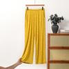 Übergröße XL bis 6XL Damen Modal Schlafhose Durchgehend Schleifenmuster Schmale Passform Lässige Loungehose Auch zum Ausgehen geeignet Unterwäsche-Hose