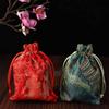 Tie Candy Drawstring Wedding Embroidered Party Jewelry Packaging Bag Pouch Storage Bag Satin