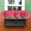 10 Teile/paket Künstliche Blume Frühling Gras Grün Pflanzen Aquatische Violett DIY Outdoor Balkon Hause Dekoration