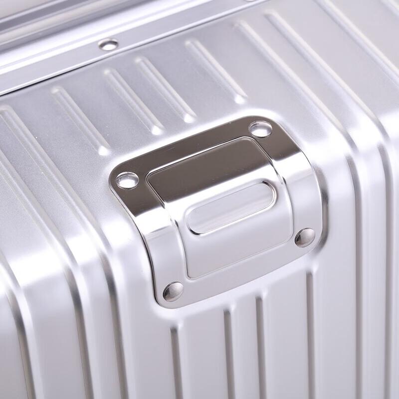 Vintage Aluminum Alloy Spinner Suitcase