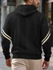 Autumn/Winter Jacquard Heavyweight Men's Warm Hooded Outdoor Sports Hoodie