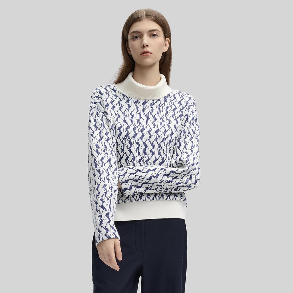 New FILA Sweatshirt Women's All Over Print F11W444204FZA