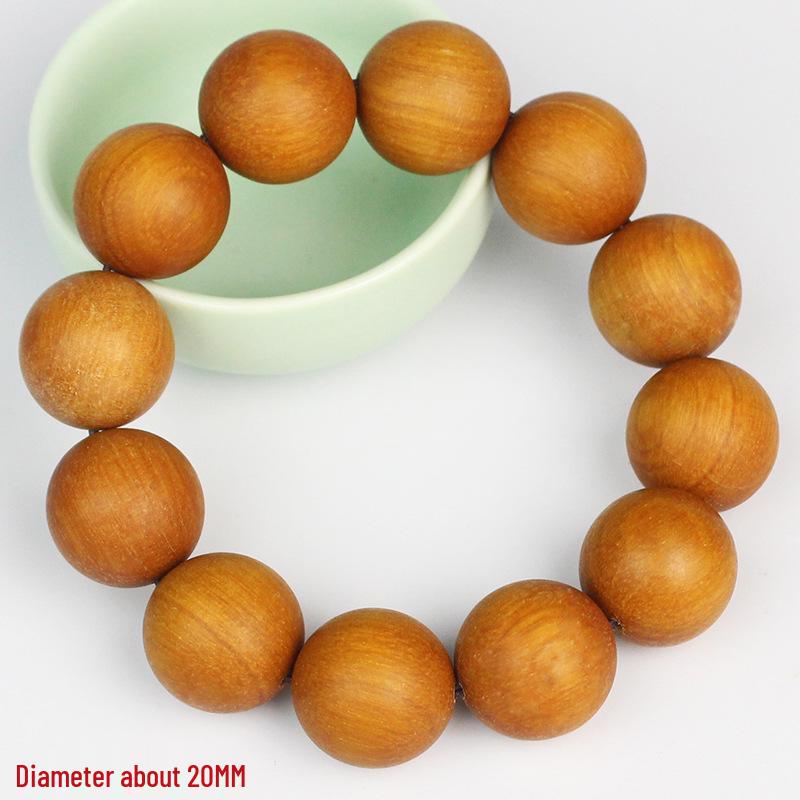 New Mountain Sandalwood Beads: High-Density, Naturally Scented Hand String Bracelet for Men and Women.