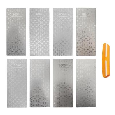 Felimoa Grinding Disc Diamond Sharpening Stone Honeycomb Grinding Blade Knife Clip 9-Piece Set
