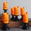 Halloween LED Candle Pumpkin Lantern Decoration