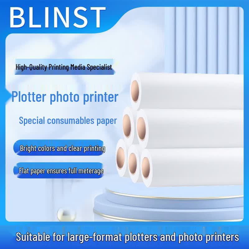 BLINST Waterproof Adhesive PP Roll Paper