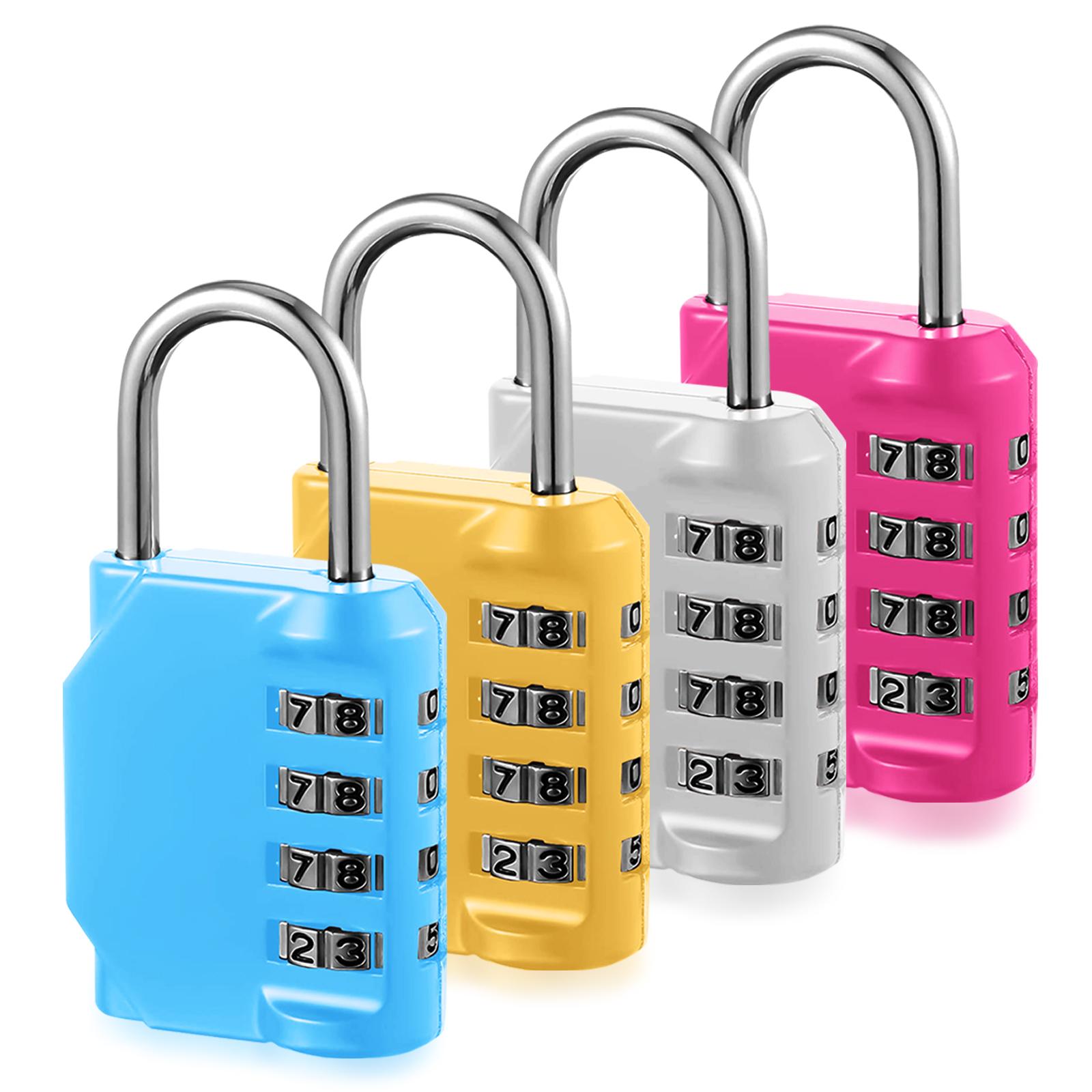 4 Pieces Password Padlock Accessory Locking Tool Household Security Locks Professional Digit Code Lock Padlocks Devices