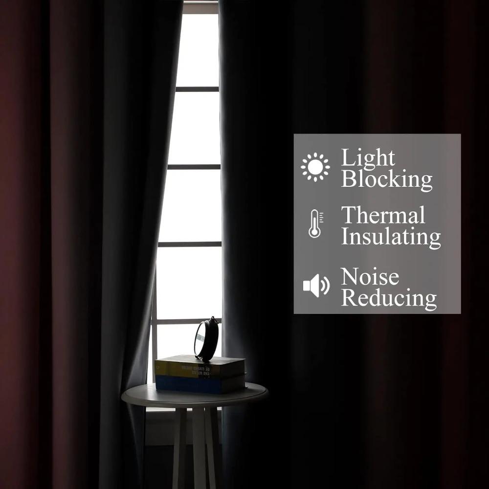 Weihnachtsverdunkelung Dekorative Vorhänge, Kinderzimmer, Schlafzimmer, Wohnzimmer, Balkon, Kann angepasst werden, 2 Stück