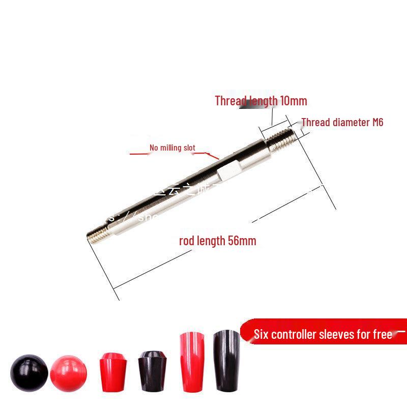 Double-Ended Threaded Stainless Steel Drill Handle Lever