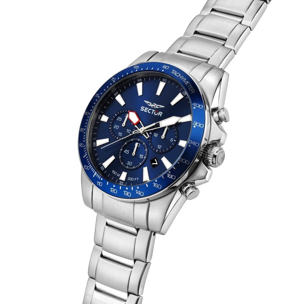 Sector 450 Chronograph Stainless Steel Blue Dial Quartz R3273776009 Men's Watch