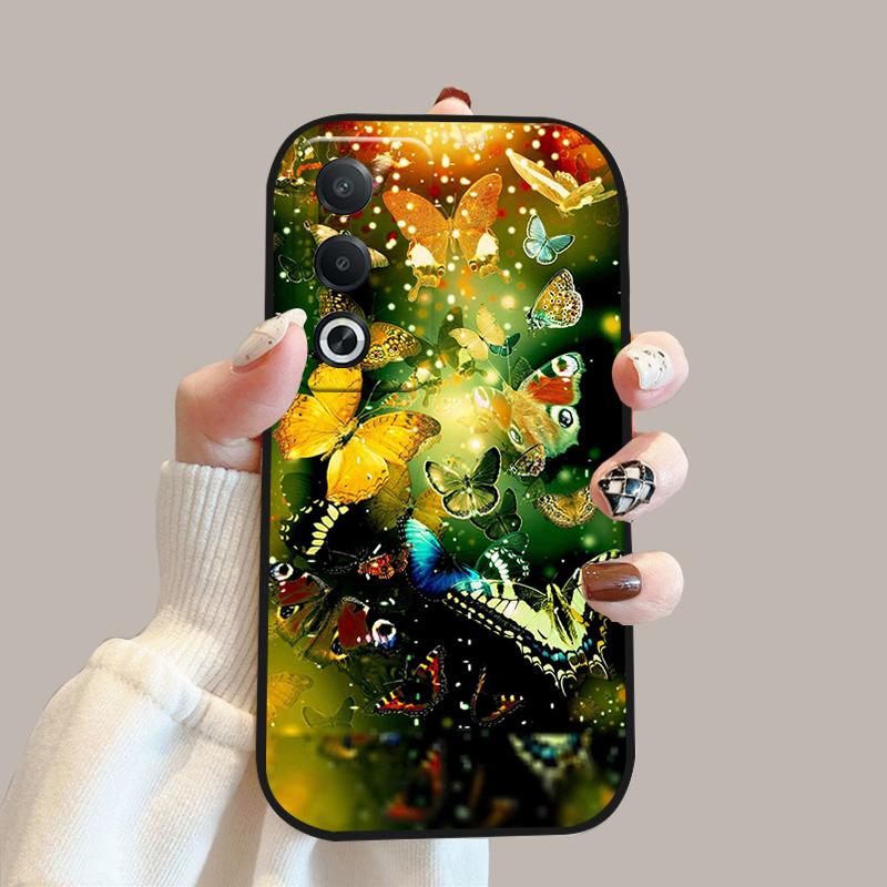 For Oppo A80 5G Case A3 Pro CPH2639 Shockproof Soft Silicone TPU Phone Cover For OPPO K12x A3x 5G Fashion Luxury Fundas Cases