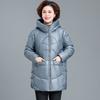 Mother Winter Down Cotton Jacket Coat Thicken Warm Grandma Snow Wear Parkas