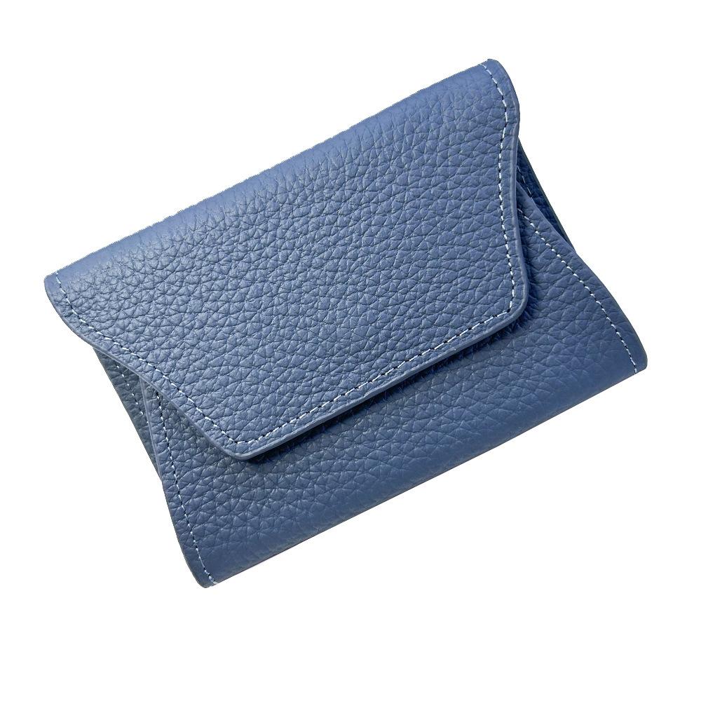 

New fashionable ultra-thin change bag, first-layer cowhide simple creative card bag, coin bag, mini storage bag